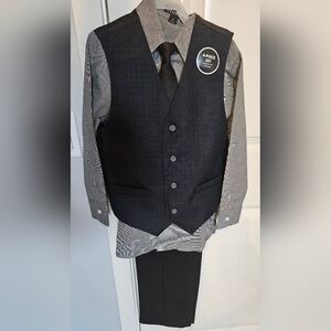 New Formal 4 piece Slacks and Vest Outfit Boys